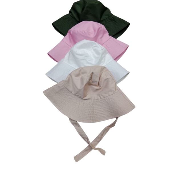 Wide Bucket Hat/Bucket Wide/Bucket Lebar/Bucket Hat Trend Kekinian Wanita/New Model Bucket Hat Wanit