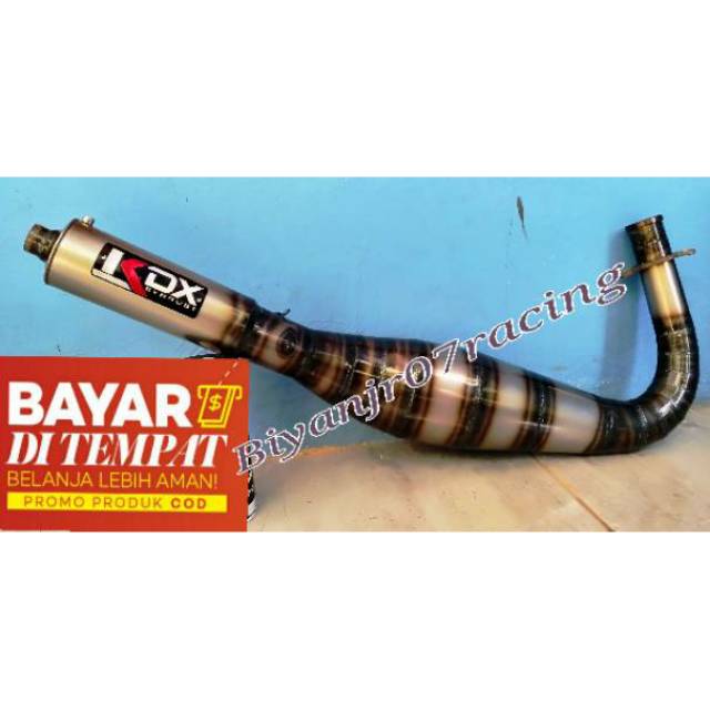 Knalpot RX king telo Kupang 3v3 KdX .