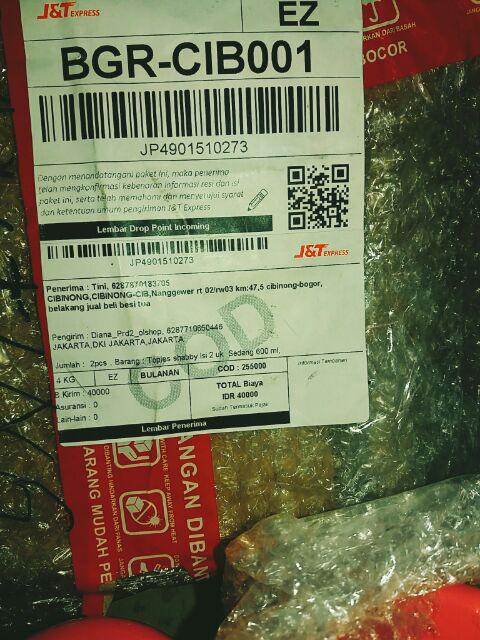 Toples Shabby Isi 2 Uk. Sedang 600 Ml