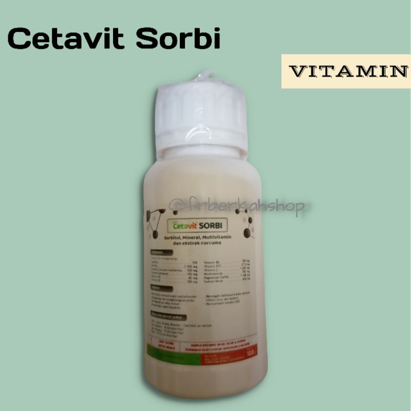 Cetavit Sorbi 100ml | Multivitamin ternak