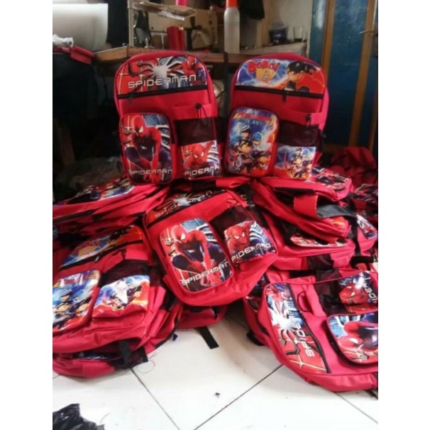 Ransel anak sekolah Spiderman/Boboiboy