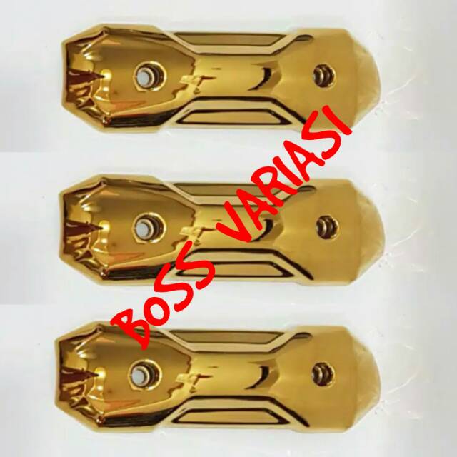 Tameng Zoomer Gold / Cover Knalpot Gold / BEAT VARIO SCOOPY