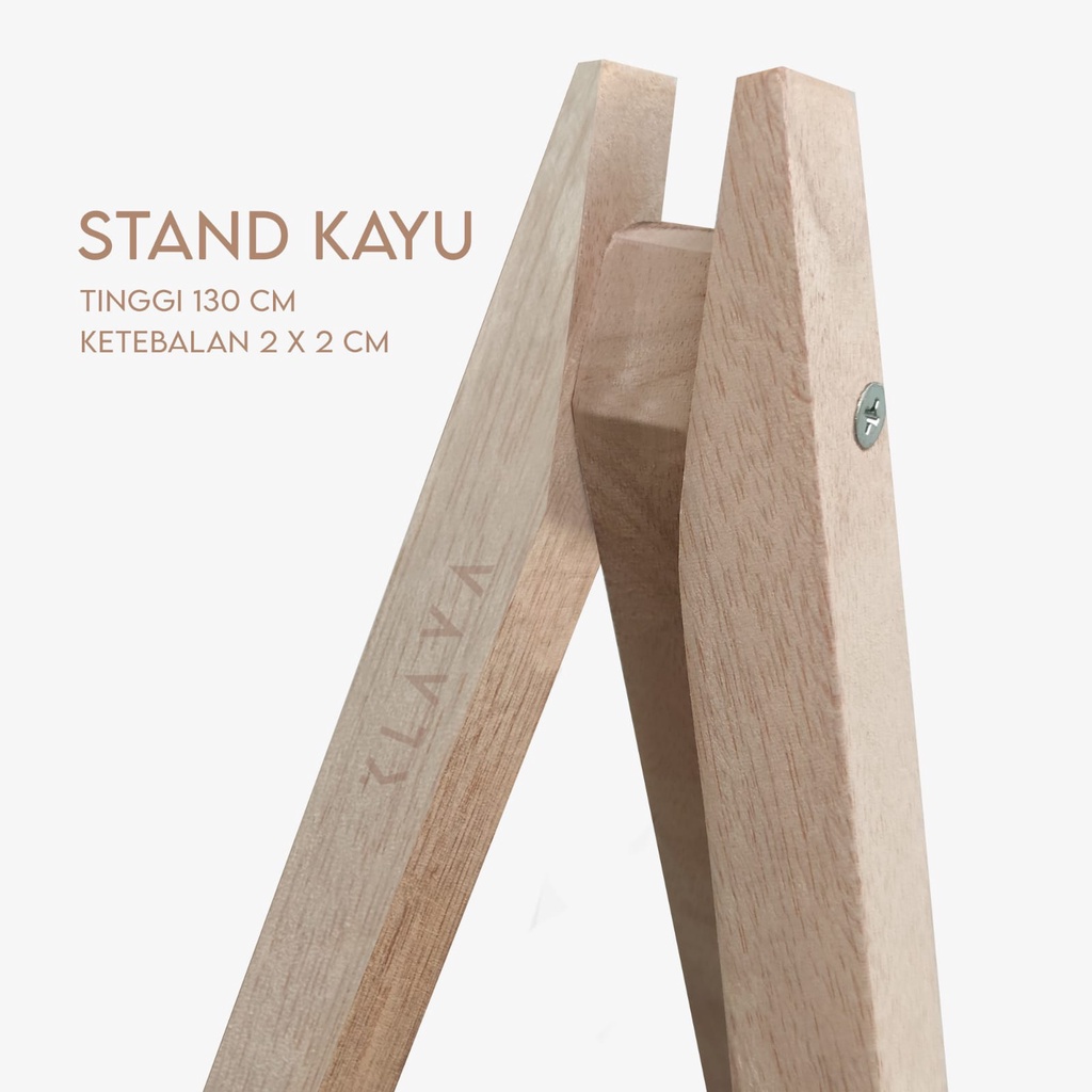 Standing kayu / stand Tripod / papan bunga 100 CM paper flowers kertas jasmine