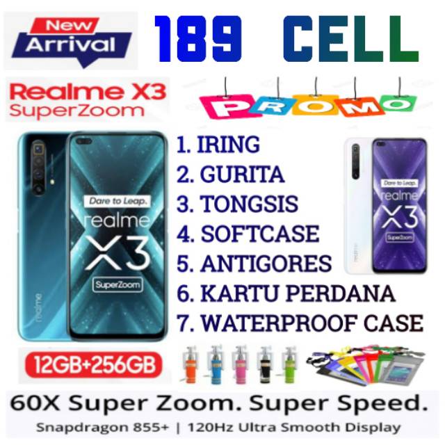 REALME X3 RAM 12/256 | REALME X50 PRO 12/256 | REALME 10 8/256 GARANSI RESMI REALME INDONESIA