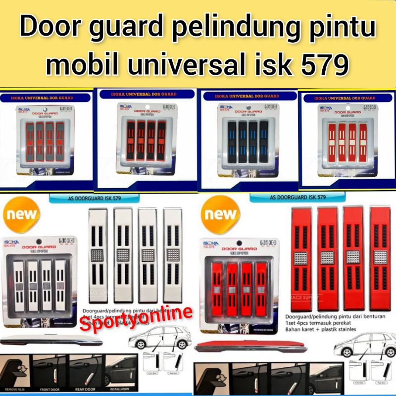 Door guard pelindung pintu mobil universal isk 579