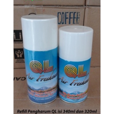 Refill Pengharum QL 340ml untuk mesin leaf