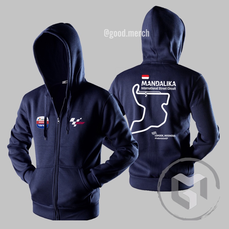 JAKET SWEATER SIRKUIT MANDALIKA INDONESIA MOTOGP TERBARU