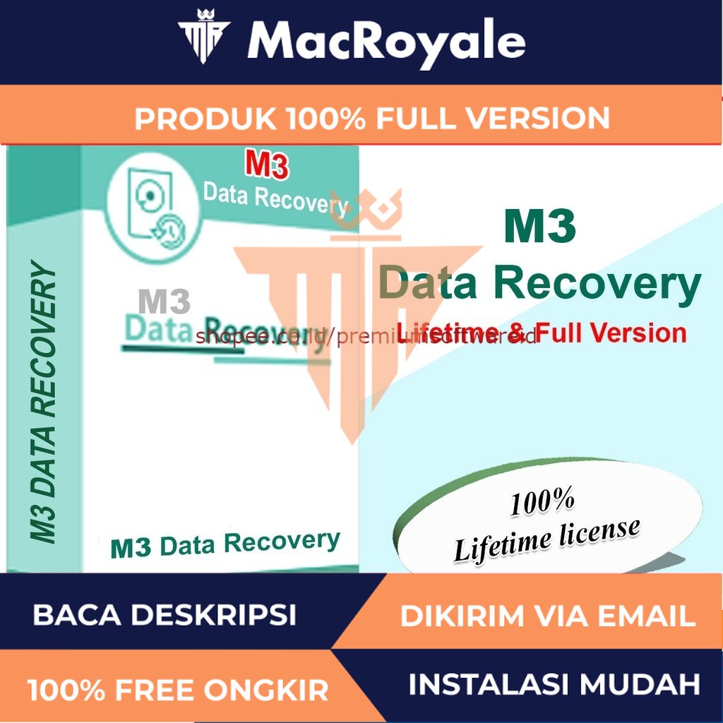 M3 Data Recovery Pro Hardisk Rusak Raw Partisi Hilang Terformat Bitlocker