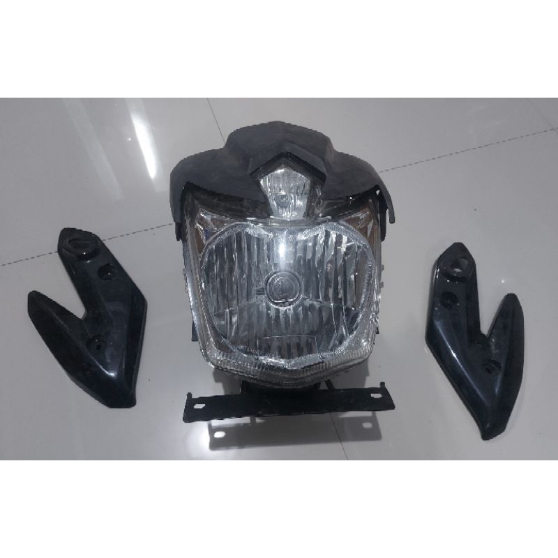 Jual Lampu depan headlamp scorpio z new ori set breket Shopee Indonesia
