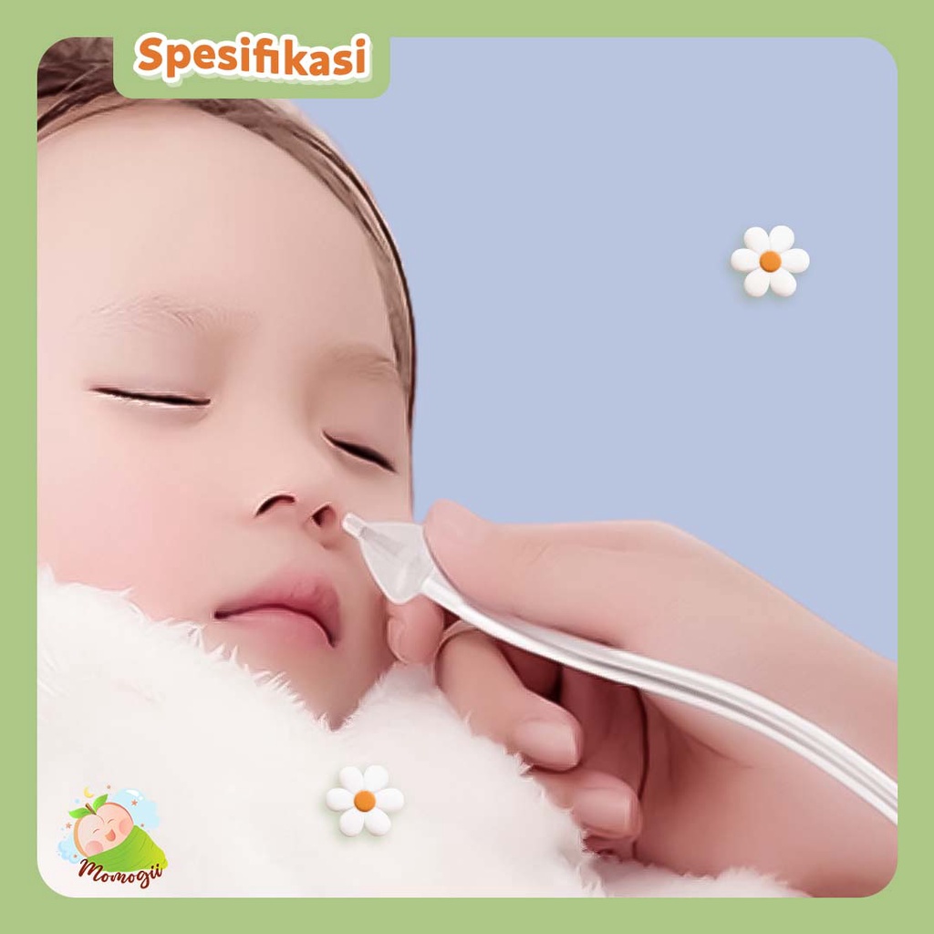 MOMOGII Nasal Aspirator Alat Sedot Ingus Bayi Pembersih Hidung Bayi Karakter Model Selang