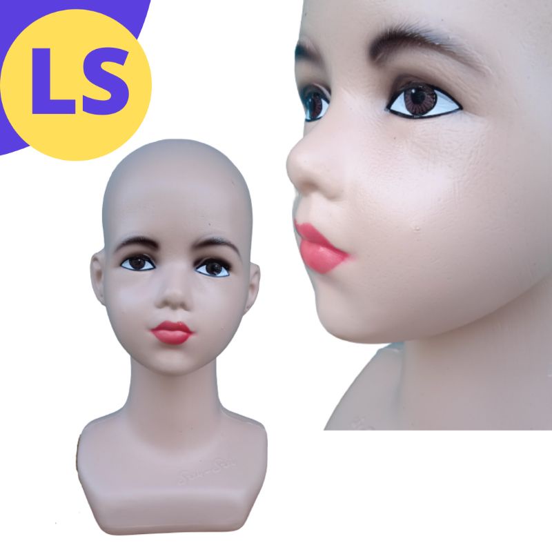 Manekin Kepala Anak Patung Kepala Anak Untuk Hijab
