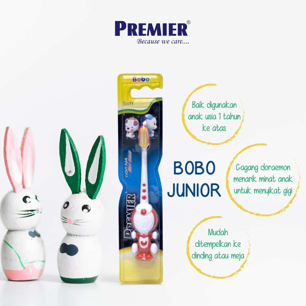 ♥BabyYank♥ Bobo Sikat Gigi Anak Premier Doraemon - Sikat Gigi Travel Size