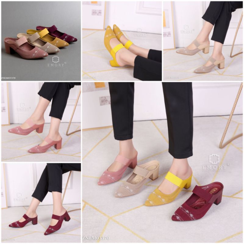 SANDAL WEDGES WANITA IMPORT BRANDED BATAM EMORY Emerly Series ZNEMO3370