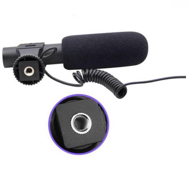 Microphone TaffSTUDIO Shotgun untuk DSLR - MIC-05 Hitam