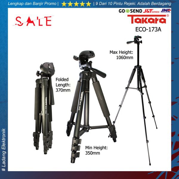 TERBAIK Takara Eco 173A Tripod Takara 173A