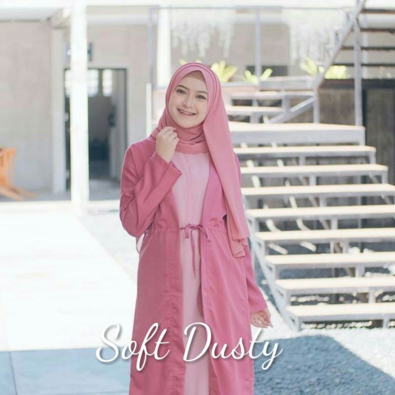 PASHMINA DIAMOND GEORGETTE / SIZE 180cm x 75cm-PD SOFT DUSTY