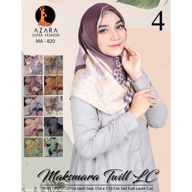 Grosir Hijab Azara Scarf Isabel Laser cut Jilbab Azzara Izabel LC Segi