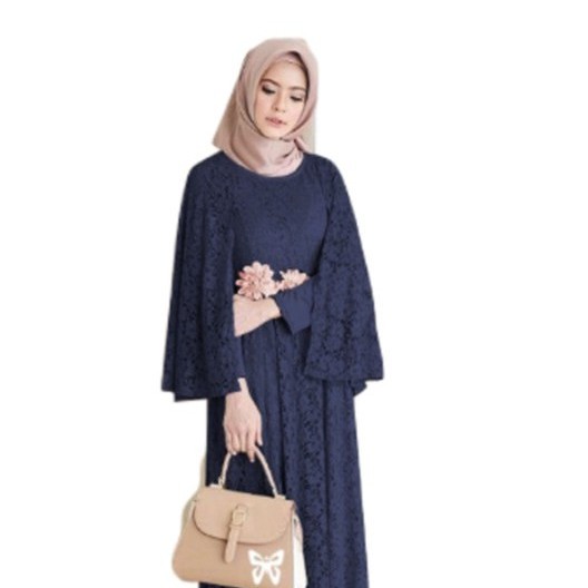 HOPYLOVY - Gamis Brukat Wanita Maxi Regina