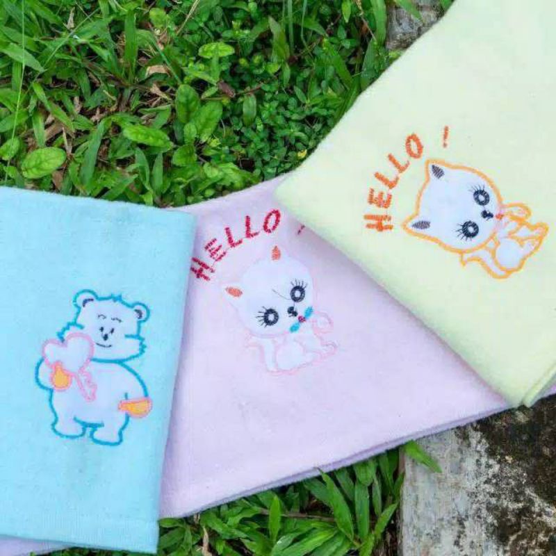 Handuk Bayi Merk Ivory Handuk Baby Handuk Anak Premium-Kuning