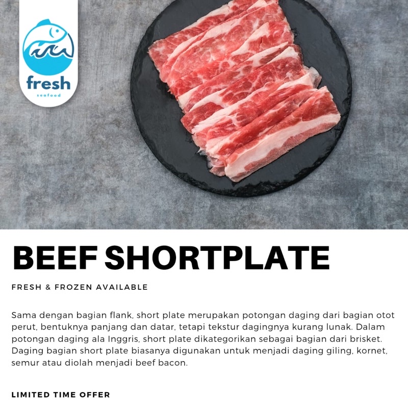 

BEEF SHORTPLATE AUSTRALIA 1kg