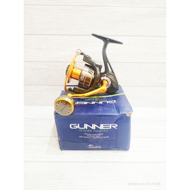 REEL PANCING ANYFISH GUNNER 2000/3000/4000/6000... POWER HENDEL