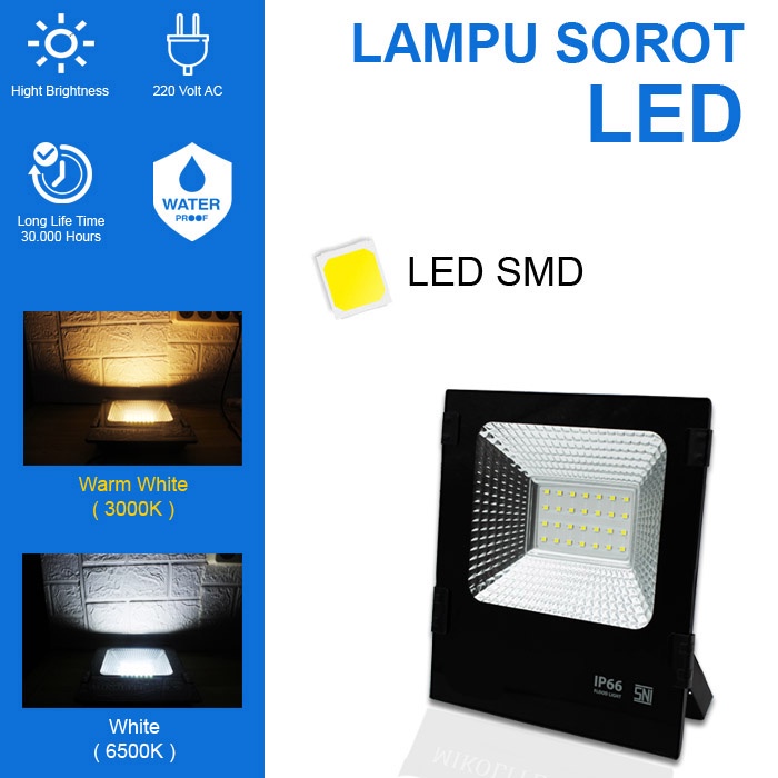 Lampu Sorot LED / Lampu Tembak LED Outdoor