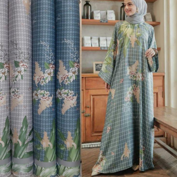 Hot Offer✔️❤️ KAIN DIOR SILK / bahan gamis branded mewah / motif meteran wearing klamby maxmara l