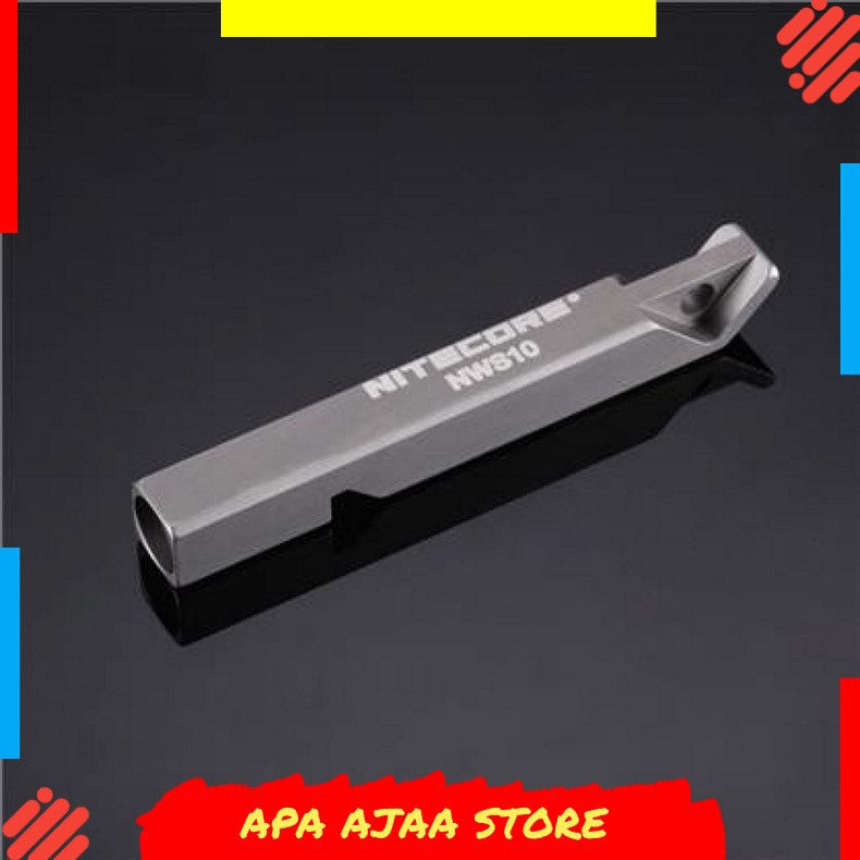 Terlariss !! NITECORE Outdoor Emergency Whistle - NWS10