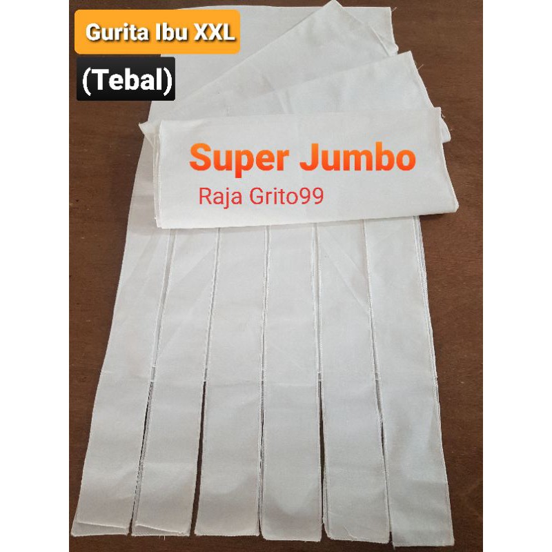 1 Lusin gurita ibu Super XXL SUPER MAXI Tebal BIG SIZE / grita tali ibu super jumbo / Grito ikat ibu EXTRA Jumbo MAX , Bahan TC katun ( isi 12pcs) Grosir