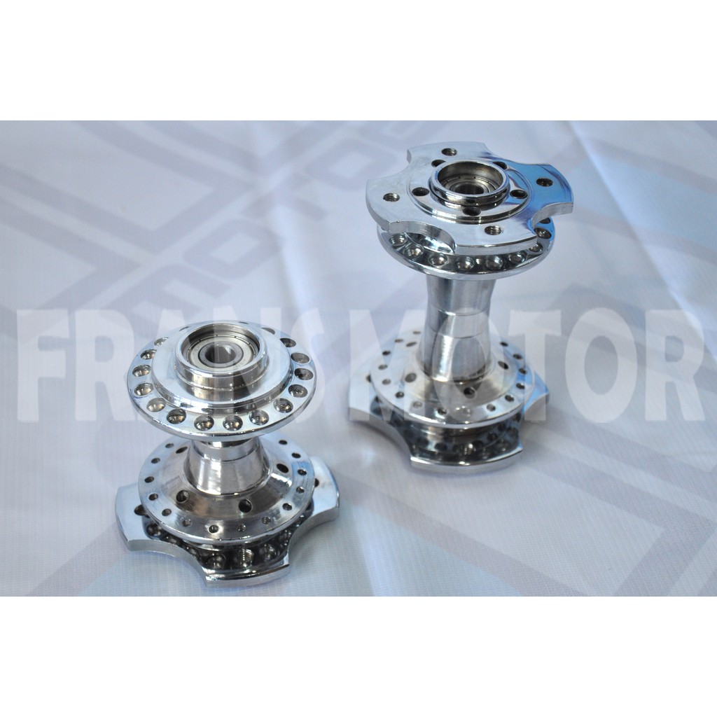 Tromol Becak Satria Fu Chrome (Set)