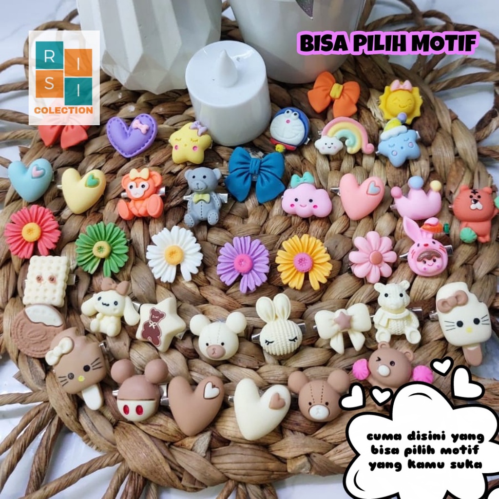 Bros Jilbab Dagu Baju Kecil Karakter Clay Lucu Bisa Pilih Motif