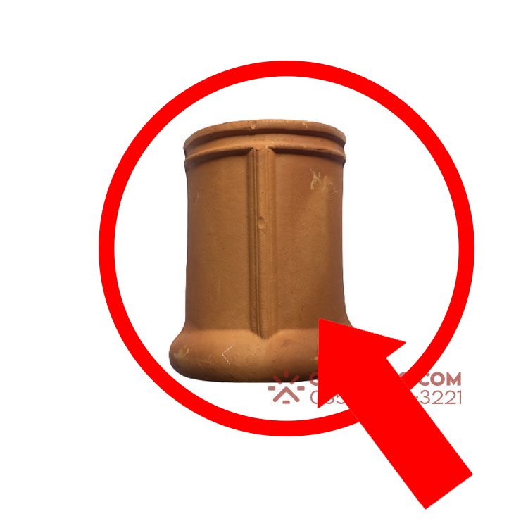 Genteng Keramik Jatiwangi Plentong Natural Nok