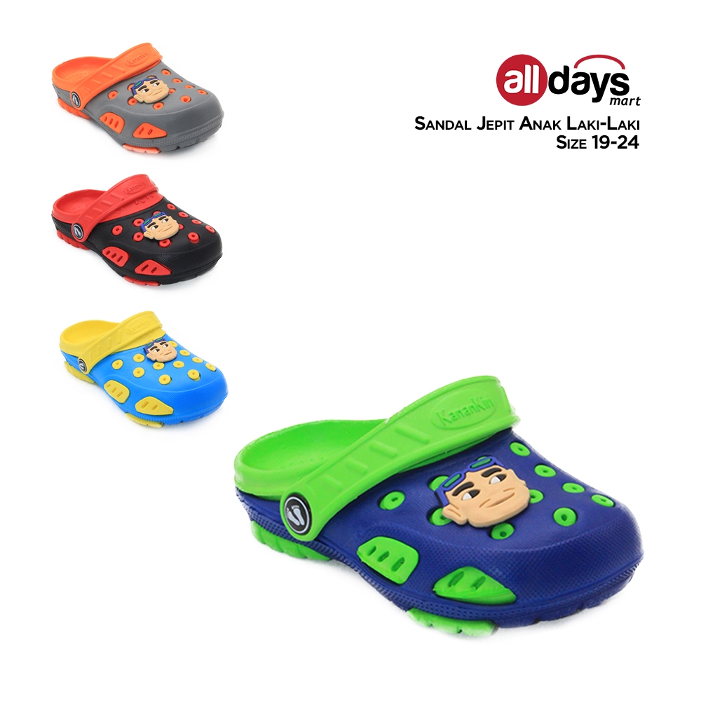 Kanan Kiri Sandal Jepit Anak Laki-Laki T5001 size 19-24