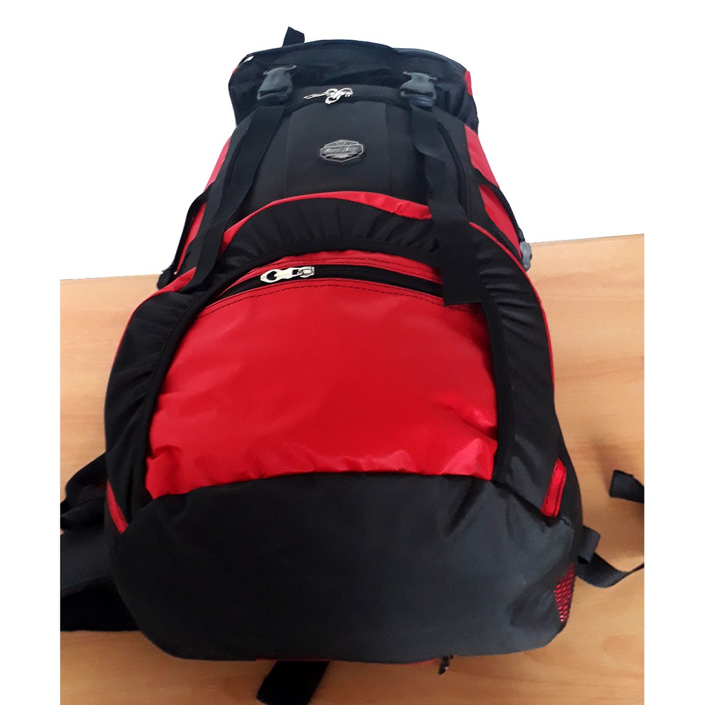 Tas Gunung Pria 60 Liter Carrier 60L Keril Cowok Polo Net Gratis Rain Cover