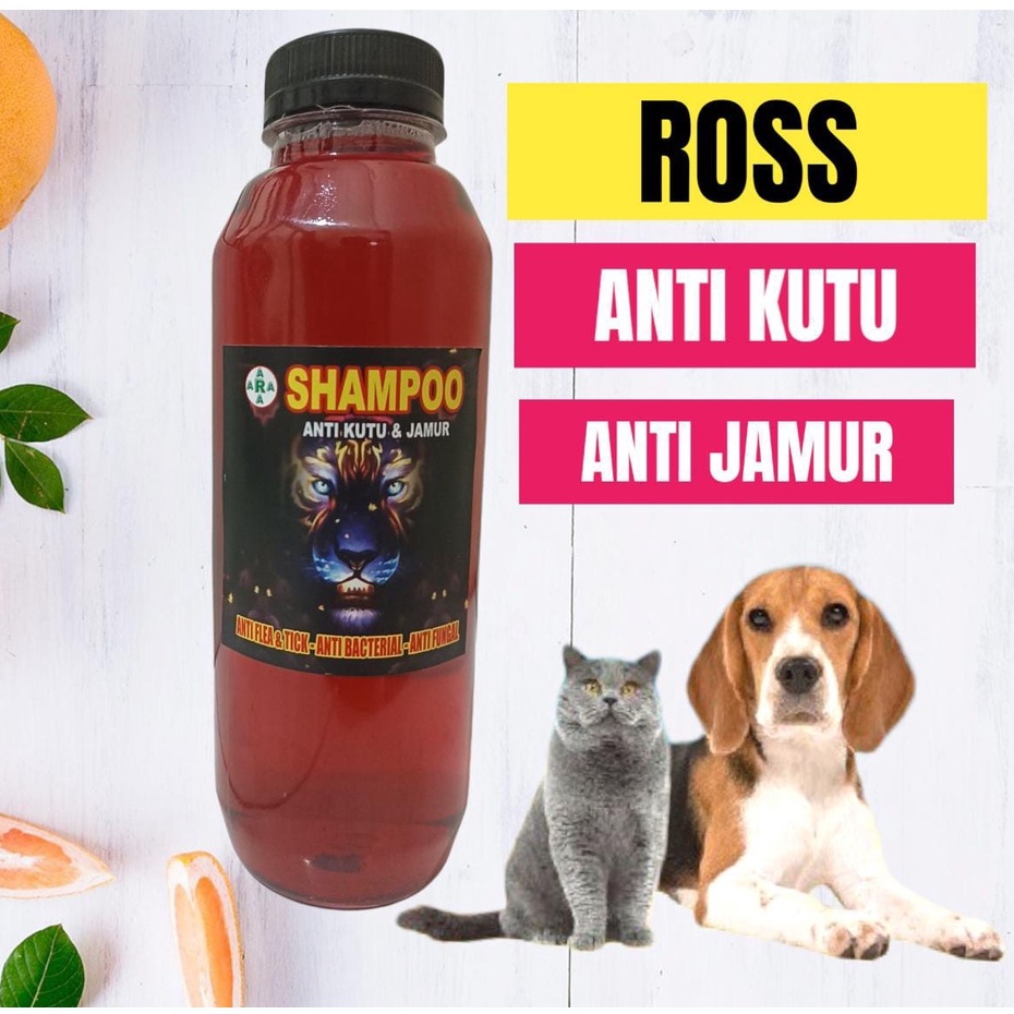 Sampo Kucing Anjing 200 ml anti kutu jamur dan melebatkan bulu