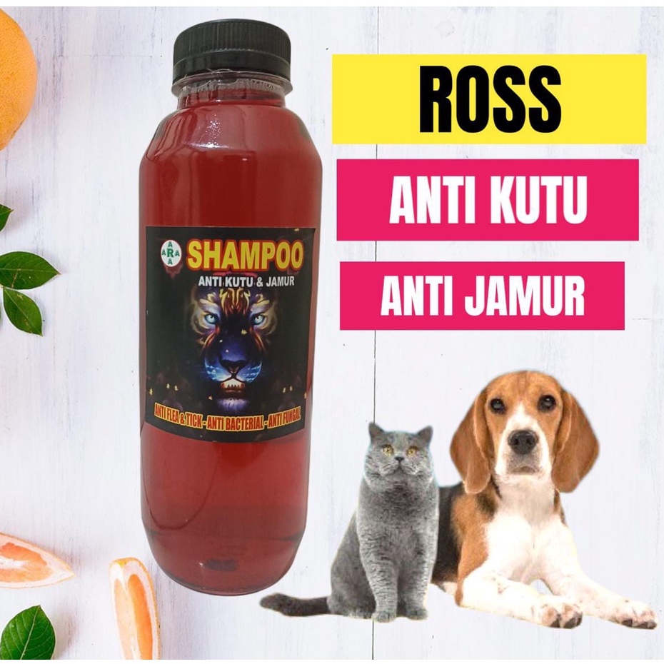 Sampo Kucing Anjing 200 ml anti kutu jamur dan melebatkan bulu