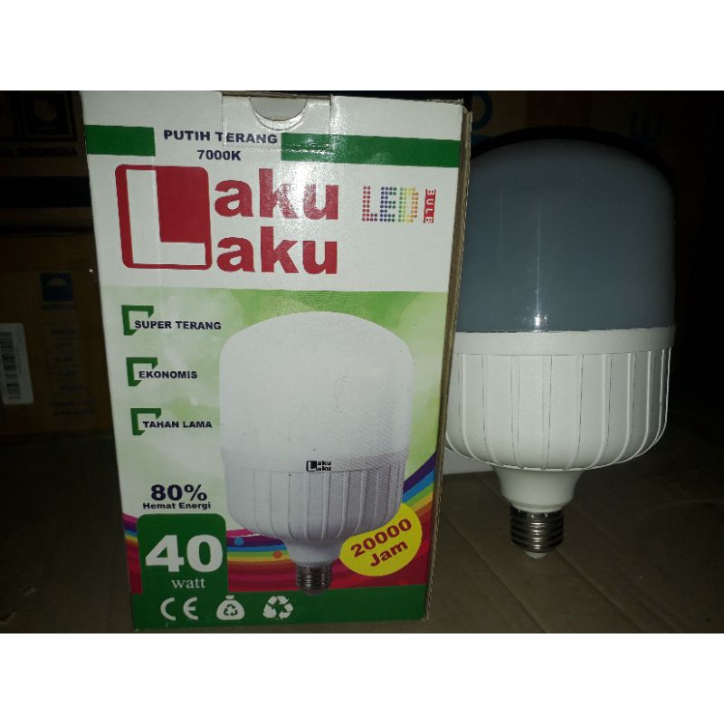 LAMPU LED LAKULAKU LAMPU MURAH 40 WATT PUTIH 7000K