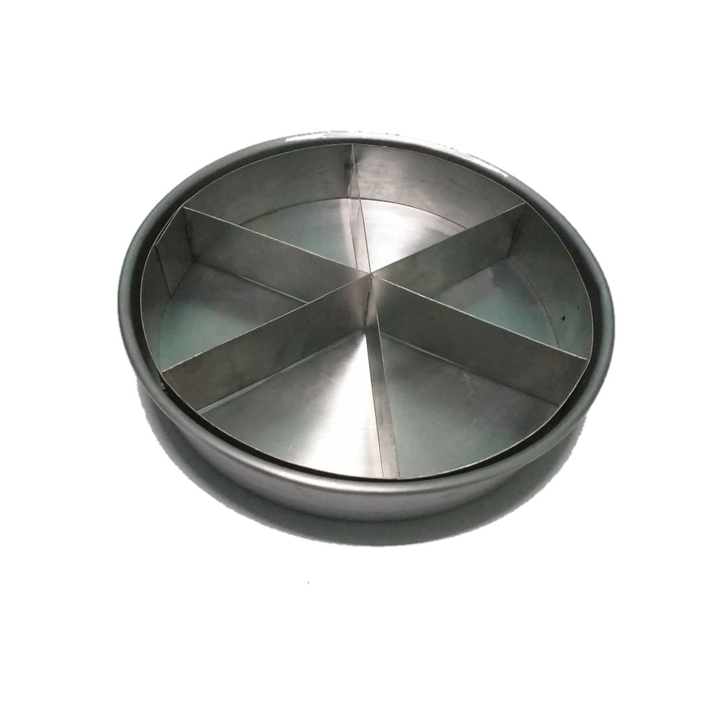 Set Loyang Brownies Sekat Bulat 6 Lubang / Loyang Pizza / Loyang Sekat Bulat