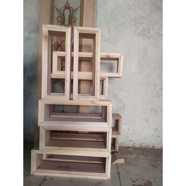 lubang angin kayu mahoni 80x15cm