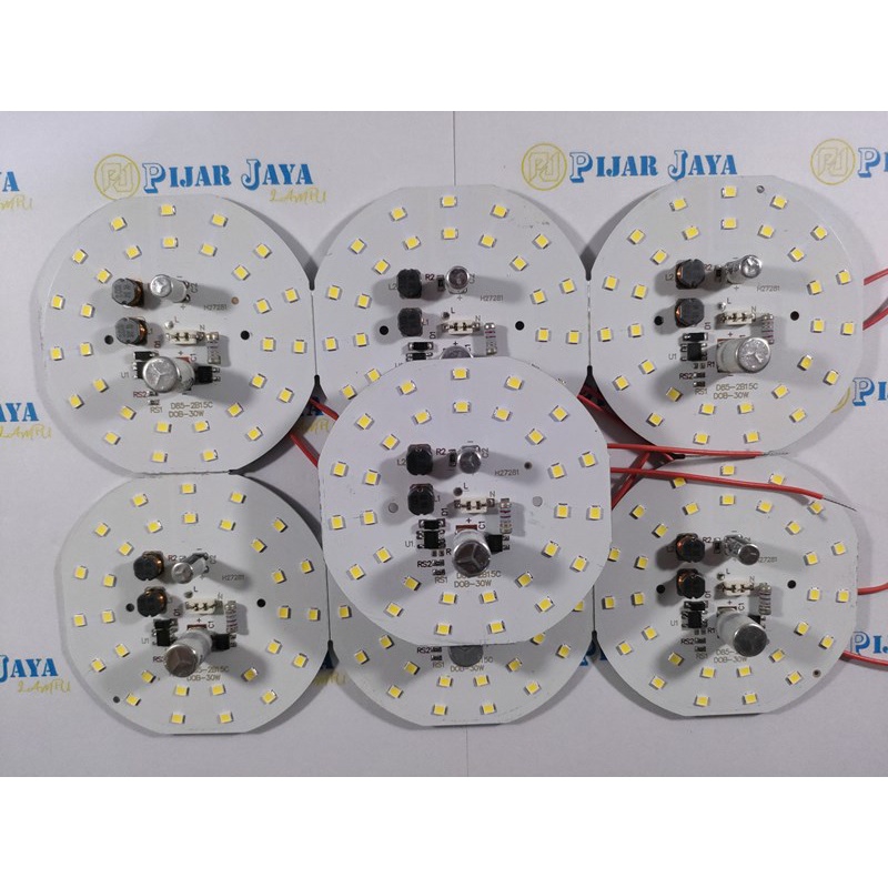 Sparepart Lampu LED AC 30 watt DOB - PCB Mesin Lampu LED AC 30w - Modul Mata LED AC 30watt