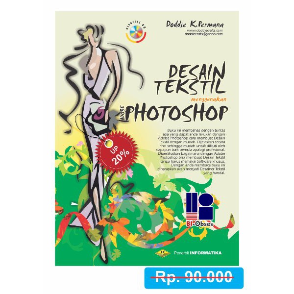 DESAIN TEKSTIL MENGGUNAKAN PHOTOSHOP +CD