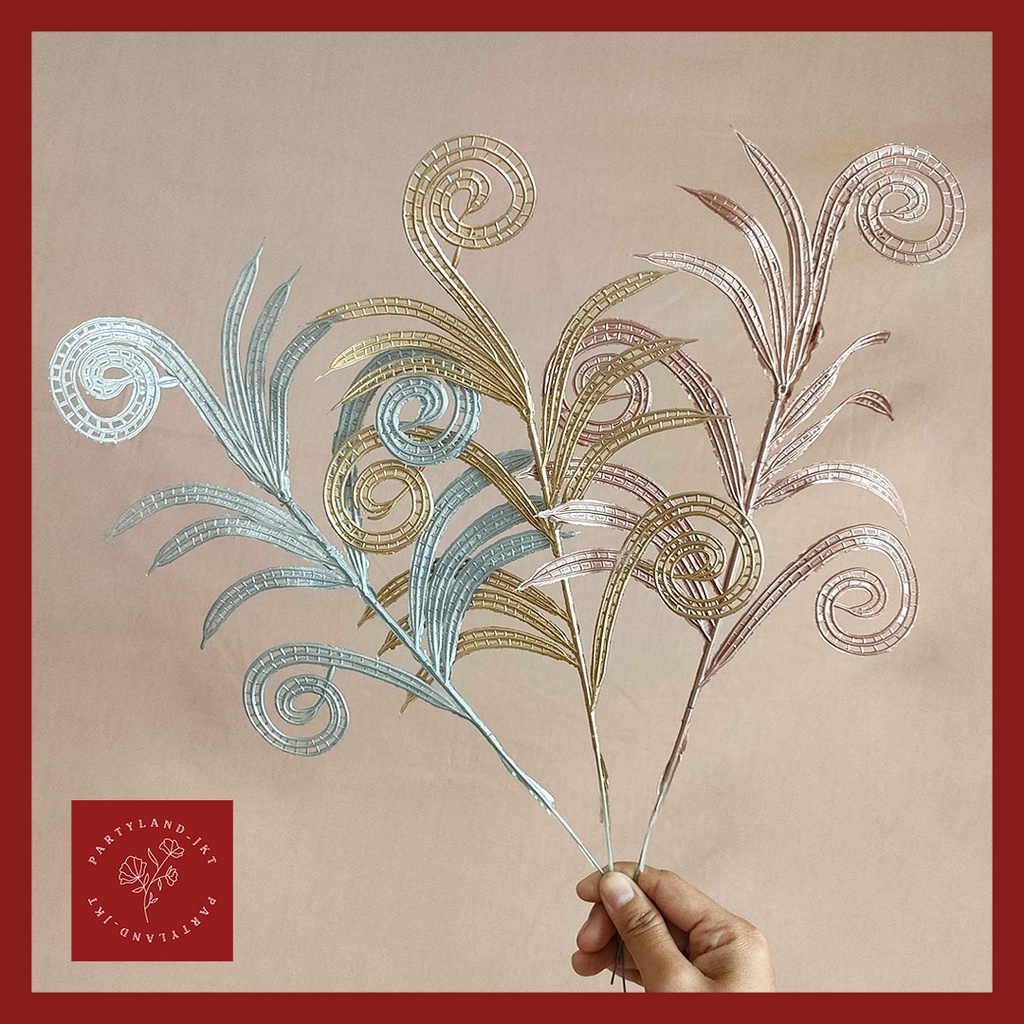 Artificial Goat Horn Leaf Ramadhan Hampers Decoration Lebaran Dekorasi Idul Fitri Hari Raya Hiasan Bunga Palsu Artificial Flower Bunga Plstik Hias