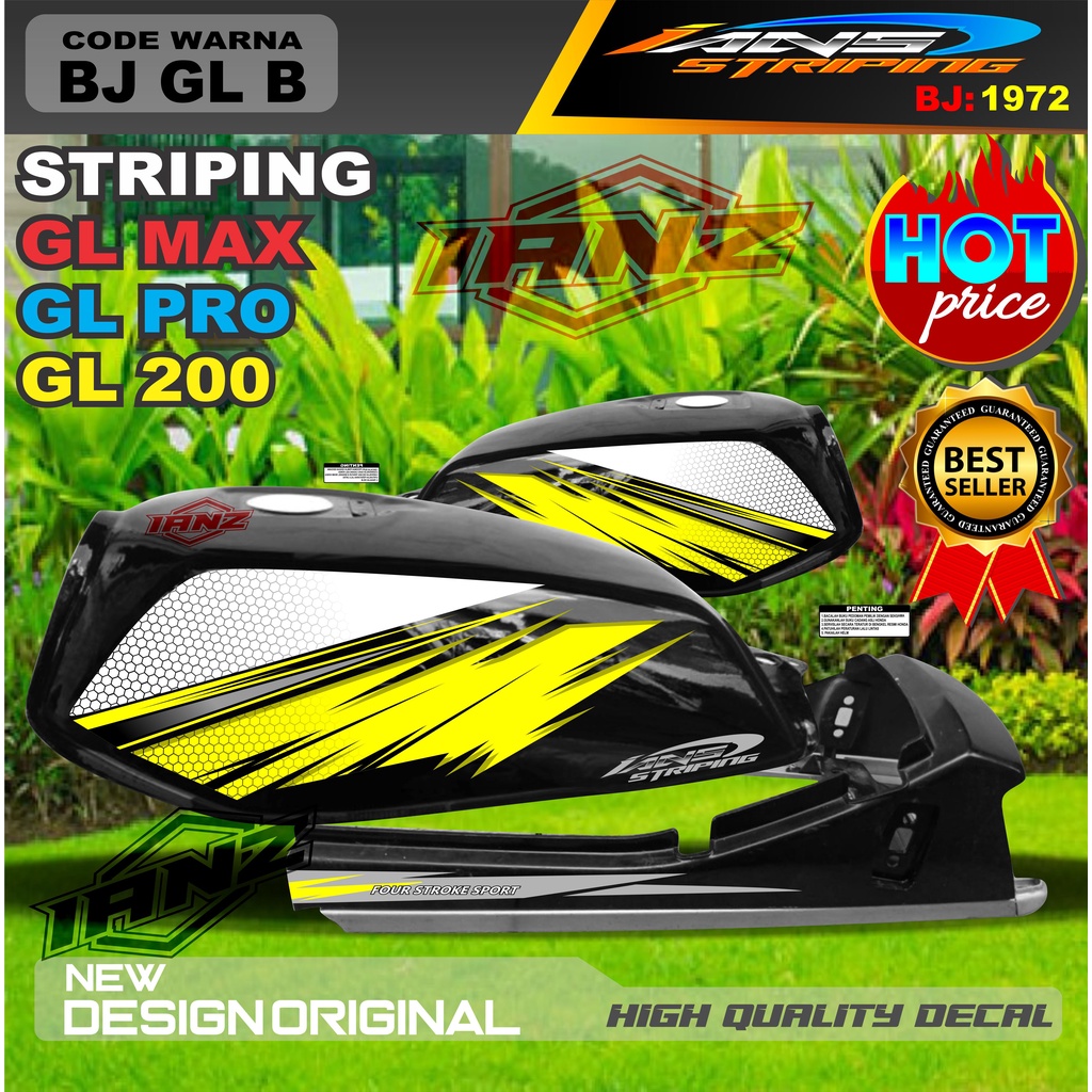 STRIPING GL MAX HEREX TERMURAH / STIKER MOTOR GL / STRIPING COSTUM GL