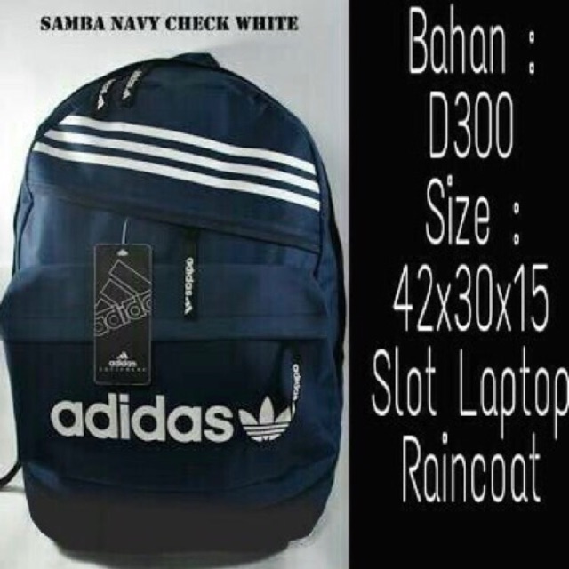 Backpack adidas right strip / ransel murah / backpack murah / tas sekolah / tas anak / adidas ori