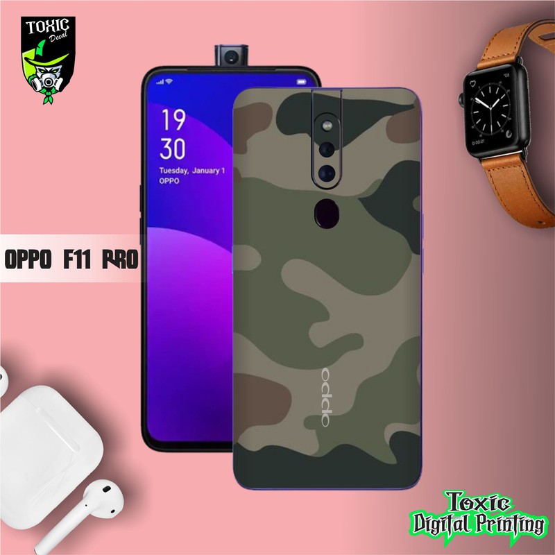 BISA COD GARSKIN SKIN HP OPPO F11 PRO CAMO