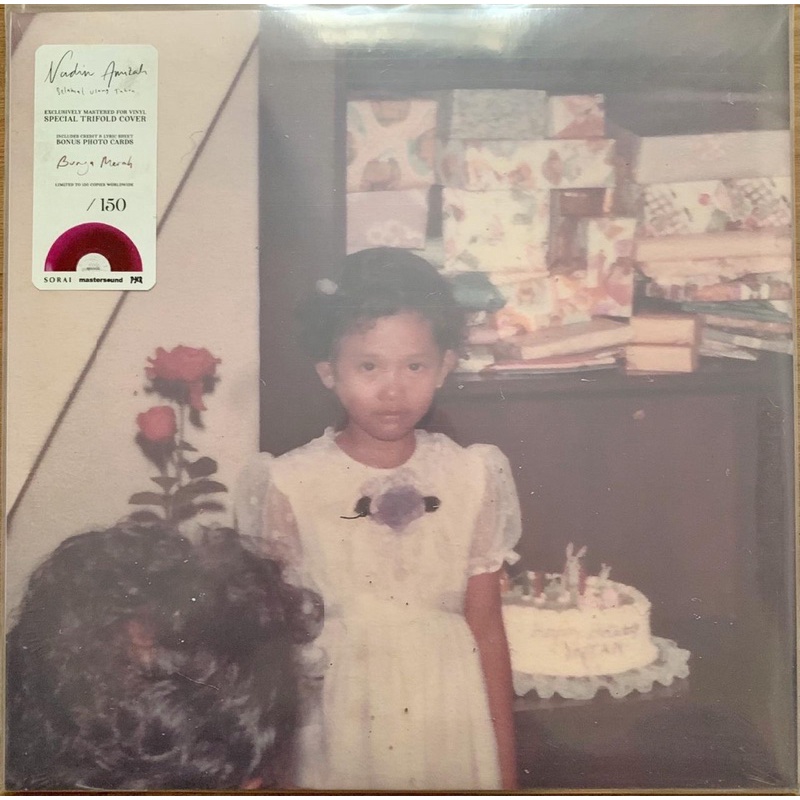Vinyl Nadin Amizah - Selamat Ulang Tahun [Bunga Merah Colored Vinyl]