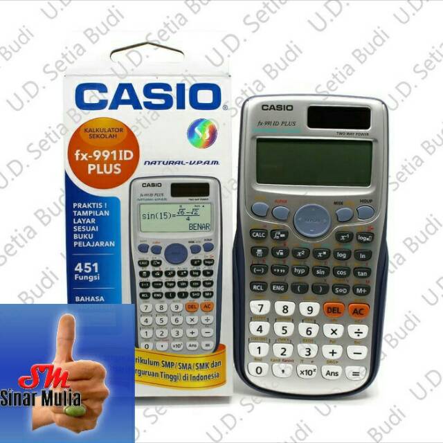 

Kalkulator / Calculator CASIO FX-991 ID Plus Asli dan Bergaransi