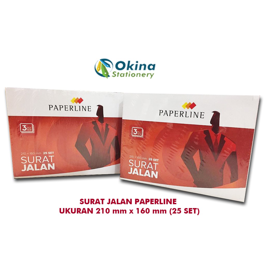 

SURAT JALAN PAPERLINE 3 PLY / 3 RANGKAP UKURAN BESAR (210 mm x 160 mm) / PAK