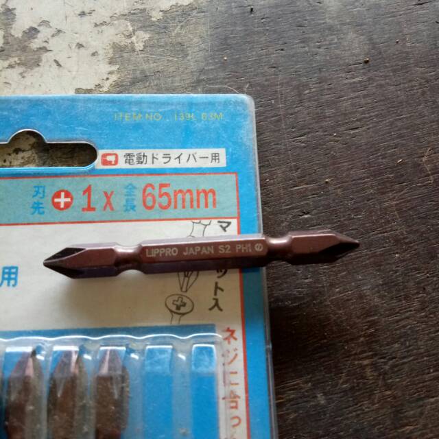 Mata obeng angin bor ph 1 x 65 COKLAT