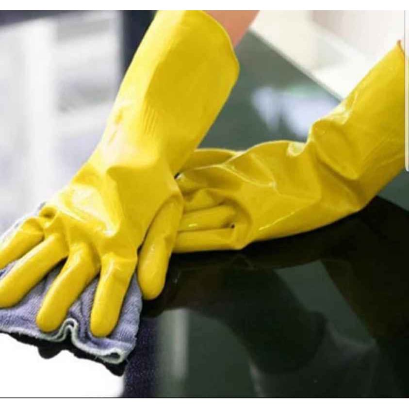 (VCM) Sarung Tangan Karet Panjang Latex Rubber Gloves